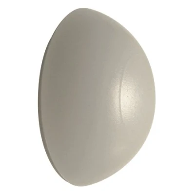 Image of Pack of 2 White Self Adhesive Wall Bumper Buffer Mount Door Stop Protector