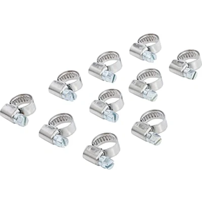 Image of BGS 8095 8x12 Hose Clamps Stainless 8 x 12 mm 10 pcs.