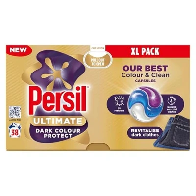 Image of Persil Ultimate Dark Colour Protect Washing Capsules 38 washes