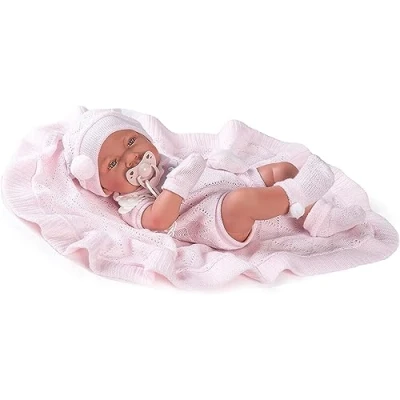 Image of Antonio Juan Vinyl Doll, 42 cm, with Cover,Pink