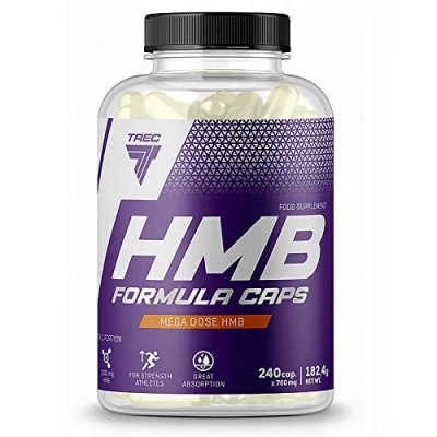 Image of TREC Nutrition HMB Anabolic Anticatabolic Calcium Beta Hydroxy Methylbutyrate Protects Muscle Wasting Recovery Fat Burner (240 Capsules)