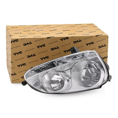 Image of 1K6941006N, 1K6941006P, 1K6941006R, 1K6941030P Headlights TYC 20 0317 25 2 Right H7/H7 with bulb holder, electric motor VOLKSWAGEN: Golf 5