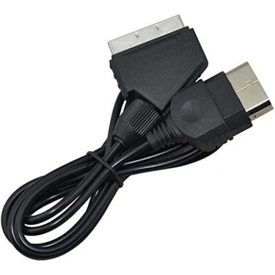 Image of RUITROLIKER 1.8M/6FT 24Pin Classic RGB Scart Cable AV Lead cord Audio Video Connector for XBOX console