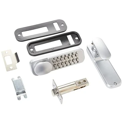 Image of Mechanical Digital Door Lock with Holdback Satin