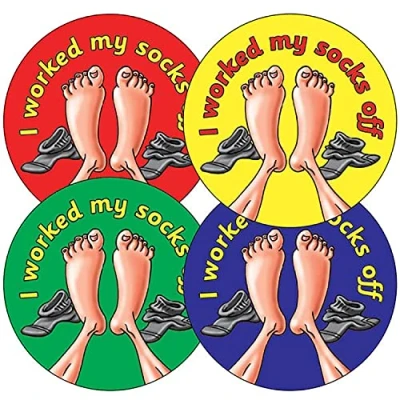 Image of 225 Scented Clean Linen Motivational Childrens Pupils School Teachers Reward Stickers 32mm Primary Teaching Services