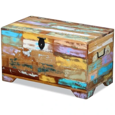 Image of vidaXL Storage Chest Solid Reclaimed Wood