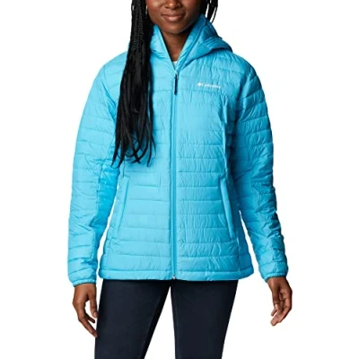 Image of Columbia Women&#039;s Silver Falls Hooded Jacket, Puffer Atoll, Size XS
