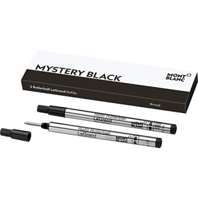 Image of Montblanc Rollerball LeGrand Refills (B) Mystery Black 113840 Refill Cartridge Exclusively for The Meisterstück Pen 2 x