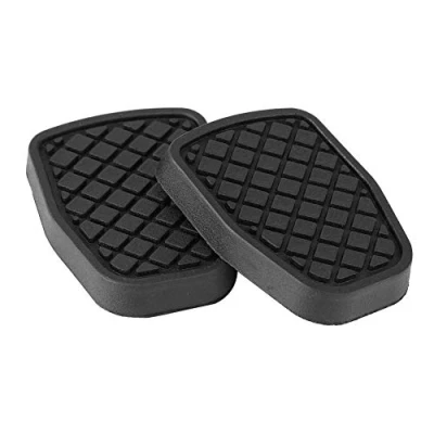 Image of Gorgeri Brake Pedal Pad,1 Pair Rubber Clutch Pad Wear Resistant Depressor Cover for Subaru Forester IMPREZA Legacy Outback WRX