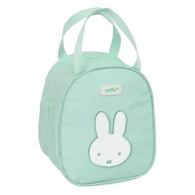 Image of Safta Miffy Mint Preschool Thermo Toiletry Bag, Children&#039;s Adaptable to Trolley, Ideal for Children from 5 14 Years, Comfortable and Versatile, Quality Resistance, 19 x 22