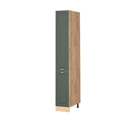 Image of Vicco Pharmacy cabinet Fame Line, Green Gold Country House/Gold power oak, 30 cm