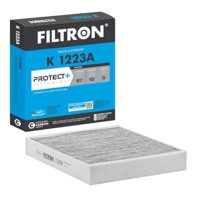 Image of 1808246 Pollen Filter FILTRON K 1223A Activated Carbon 240mm 203mm 35mm VAUXHALL: Astra Mk6 Kombi, Insignia Mk1,