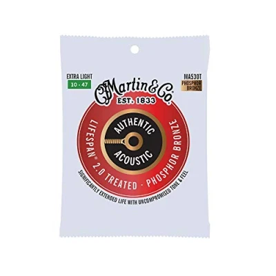 Image of Martin MA530T Authentic Acoustic LifeSpan 2.0 Phosphor Bronze Extra Light ( 10 47 )
