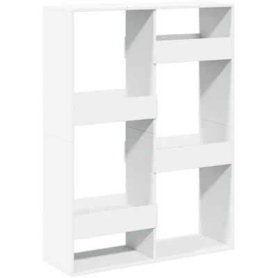 Image of vidaXL Bookcase White 100x33x135 cm Engineered Wood