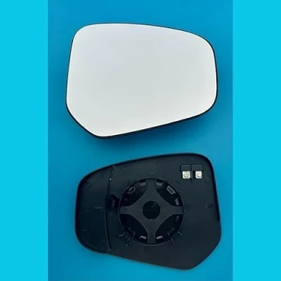 Image of Door Wing Mirror Glass Fits to Ford Transit Tourneo Courier Reg 2014 2022 Heated Base Plate RIGHT (UK Driver Side) OEM Quality Side View Van Repalcement