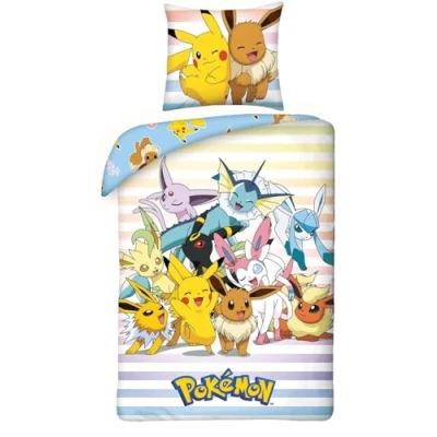 Image of Pokemon Group Bed linen Duvet Cover 140x200+70x90cm
