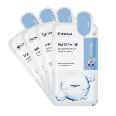 Image of Mediheal Best Essential Mask Hydrating Moisturizing Calming Soothing Lifting (Madecassoside 4 Pack)