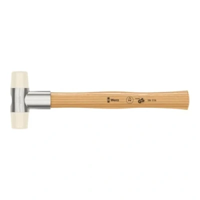 Image of Wera 05000310001 2 x 265 mm &quot;101&quot; Soft Faced Hammer with Nylon Head Sections Silver