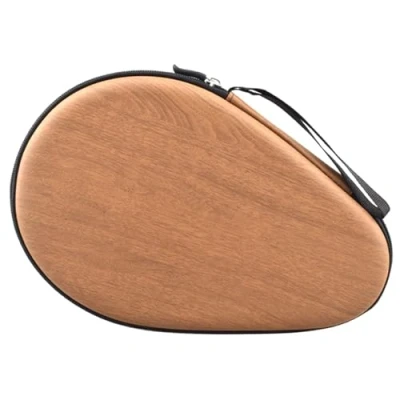 Image of Ping Pong Paddle Carrying Case Padded Table Tennis Racket Cover Reinforced Bag Bat Protective Zipper Enclosure