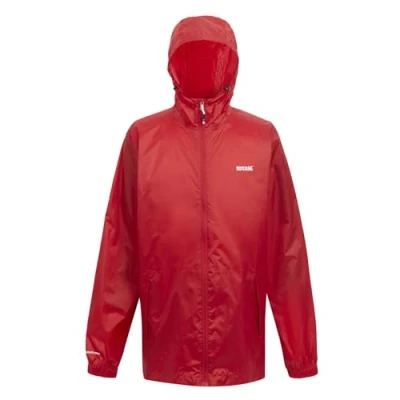 Image of Regatta Mens Pack It Jacket, Waterproof, Breathable &amp; Lightweight Perfect for Outdoors, Rain, Walking, Hiking Camping
