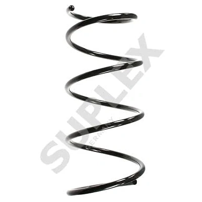 Image of 7700822977, 8200014936 Coil spring SUPLEX 27210 Front Axle with constant wire diameter green, brown