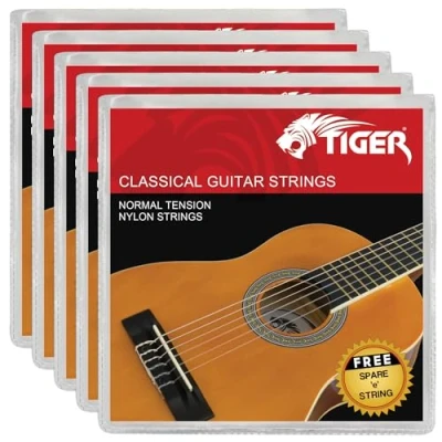 Image of TIGER CGS 5 NY Classical Guitar Strings Pack of Sets