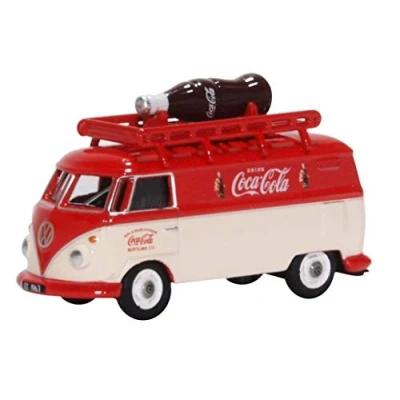 Image of Oxford Diecast 76VWS007CC Volkswagen Split Screen T1 Van Bottle Coca Cola