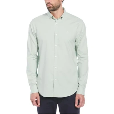 Image of Original Penguin Mens Oxford Shirt Silt Green 330 L