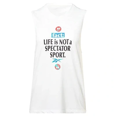 Image of Reebok Women&#039;s Graphic T Shirt White L