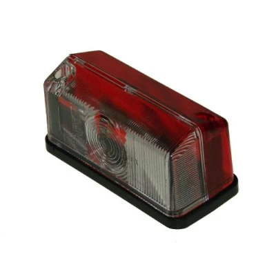 Image of Maypole Radex 925 Outline Bulb Marker Light Red/White 90x40mm