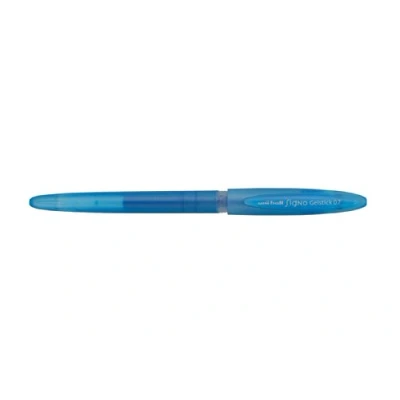 Image of uni ball Signo UM 170 Gel Ink Rollerball Pen Light Blue, Pack of 12