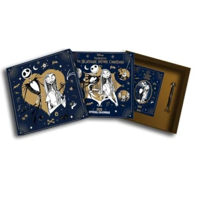 Image of 2026 CALENDAR, DIARY &amp; PEN THE NIGHTMARE BEFORE CHRISTMAS GIFT BOX SET OFFICIAL PRODUCT