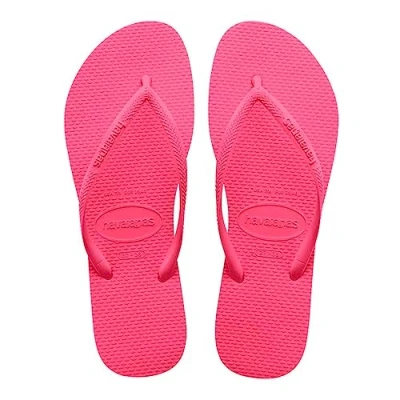 Image of Havaianas &#039;s Slim Flip Flop, Ciber Pink, 1/2 UK