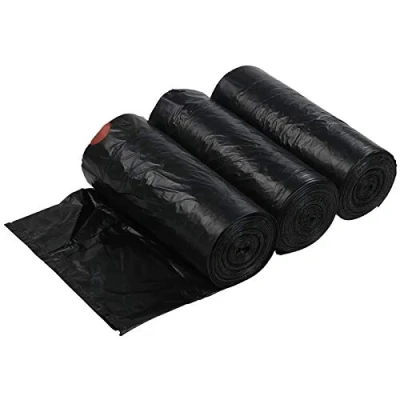 Image of Xowine Black 5 Liters Small Drawstring Bin Liners, Bags with Drawstring, 105 Counts