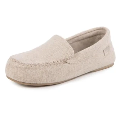 Image of Isotoner® Ladies Textured Moccasin Slipper