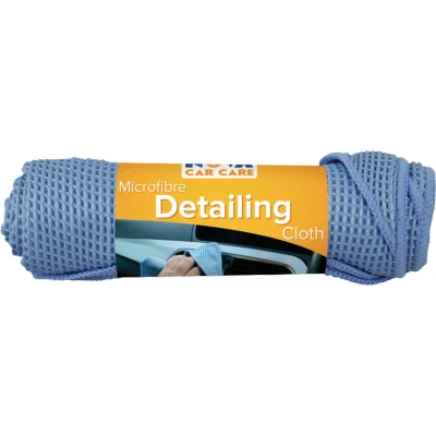Image of 2 x Microfibre Waffle Weave Mesh Texture Car Cleaning &amp; Detailing Cloth 40 40cm