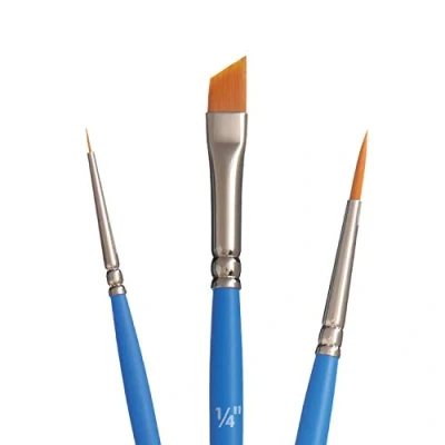 Image of Princeton SelectArtiste Fine Art Multi Technique Brush Set, 3 x Synthetic Brushes, Mixed Media, Ideal for Professionals &amp; Students