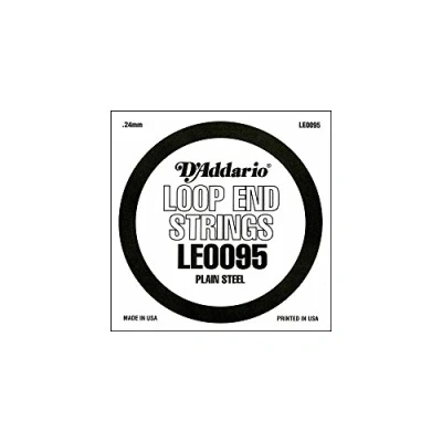 Image of D&#039;Addario .0095 Plain Steel Loop End Single String