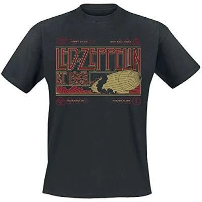 Image of Led Zeppelin LZTS14MB03 T Shirt, Black, Large