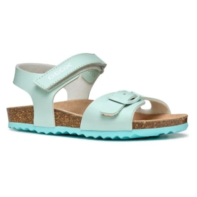 Image of Geox Adriel GIRL Sandals for kids, Size: 8.5K, Watersea High quality imitation leather