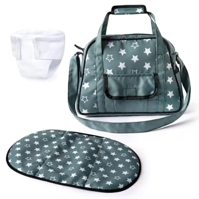 Image of Bayer Design 69058AA changing bag for dolls, mat, sewing diaper, nappy,doll accessories