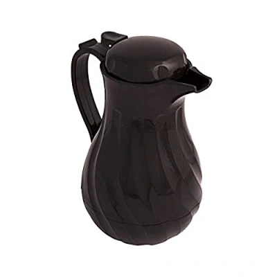 Image of Genware NEV B4022 64 Insulated Beverage Server, oz., 2 L, Black