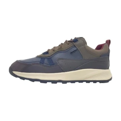 Image of Geox Men&#039;s U Terrestre B ABX C Sneaker, Navy Dk Coffee, 10 UK