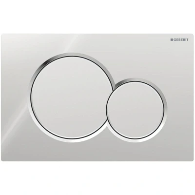 Image of Geberit Sigma 01 Chrome Dual Flush Plate