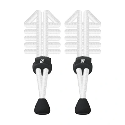 Image of NEO+ Packs of Elastic Lock Shoelaces For Running &amp; Triathlon UK SELLER (1 SET WHITE)