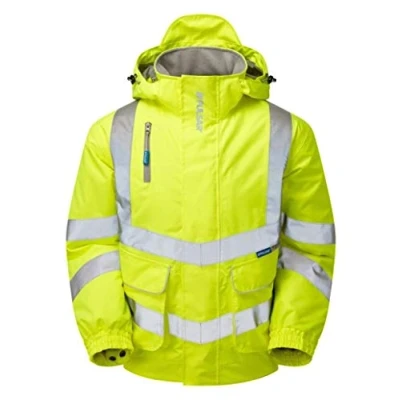 Image of Pulsar Padded Bomber Jacket, Medium, Hi Viz Yellow
