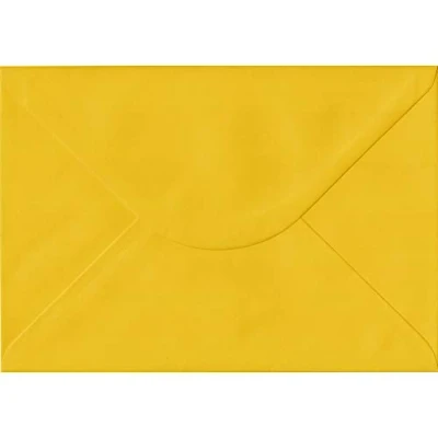 Image of Sunflower Yellow Gummed C5/A5 Coloured Envelopes 100gsm Paper 162mm x 229mm Pack of 100