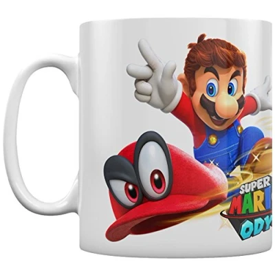 Image of Pyramid International MG24896 Super Mario Odyssey Cappy Throw Coffee Mug, Porcelain, Multi Colour