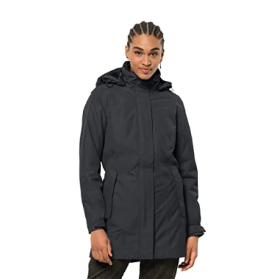 Image of Jack Wolfskin 1107732 Women&#039;s Madison Avenue Jacket Phantom, Small