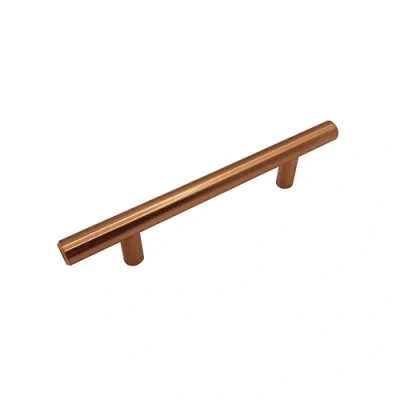 Image of FittingsCo VEROLI T Bar Handle Copper Finish 96mm Hole Centres